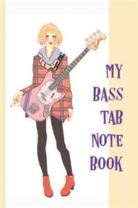 My Bass Tab Note Book
