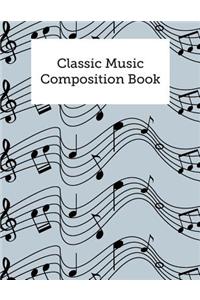 Classic Music Composition Book