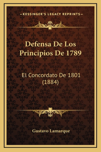 Defensa De Los Principios De 1789