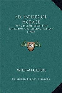 Six Satires Of Horace