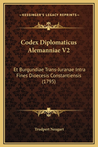 Codex Diplomaticus Alemanniae V2