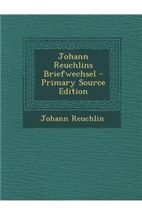 Johann Reuchlins Briefwechsel