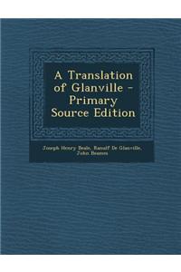 A Translation of Glanville