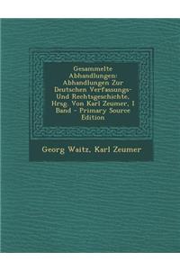 Gesammelte Abhandlungen