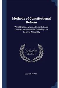 Methods of Constitutional Reform