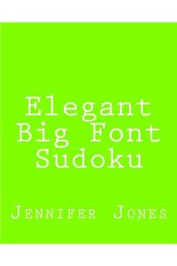 Elegant Big Font Sudoku