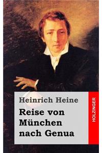 Reise von München nach Genua