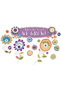 You-Nique When We Learn, We Grow! Mini Bulletin Board Set
