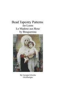 Bead Tapestry Pattern for Loom Madone aux Rose by Bouguereau