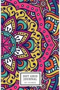 Dot Grid Journal: 2017 Journal Notebook, Bullet Journal, 122 Pages 5.5x8.5 Fantastic Mandalas