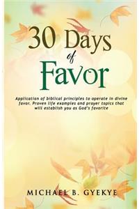 30 Days of Favor