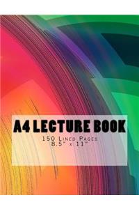 A4 Lecture Book 150 Lined Pages 8.5