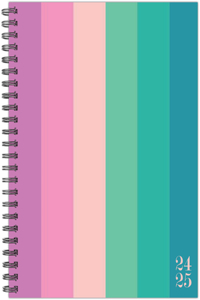 Cabana Stripe Academic July 2024 - June 2025 6.5 X 8.5 Softcover Planner