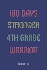 100 Days Stronger 4th Grade Warrior