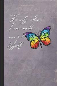 Rainbow Butterfly Notebook