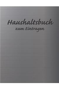 Haushaltsbuch zum Eintragen