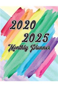2020-2025 Monthly Planner