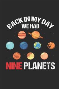 Back In My Day We Had Nine Planets