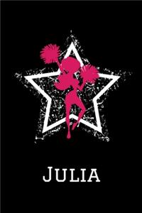 Julia Cheerleading Notebook