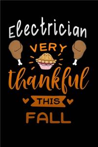 Electrician very thankful this fall