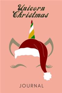 Unicorn Christmas Journal