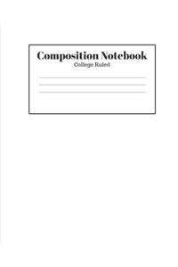 Composition Notebook - College Ruled