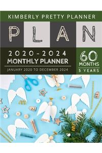 5 year monthly planner 2020-2024