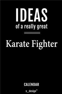 Calendar for Karate Fighters / Karate Fighter