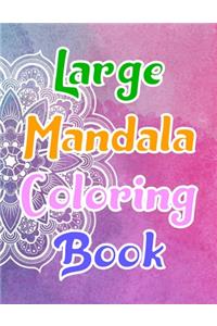 Large Mandala Coloring Book