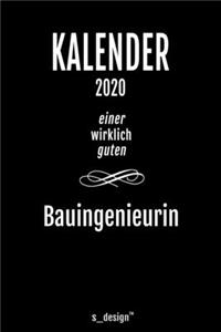 Kalender 2020 für Bauingenieure / Bauingenieur / Bauingenieurin