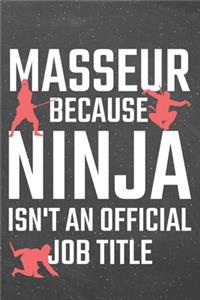 Masseur because Ninja isn't an official Job Title