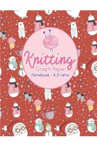 Knitting Graph Paper Notebook - 4