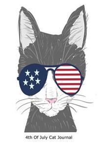 4th Of July Cat Journal