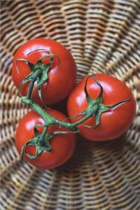 Three Tomatoes on a Basket - A Tomato Journal