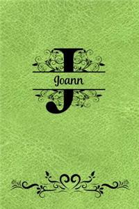 Split Letter Personalized Journal - Joann