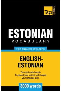 Estonian vocabulary for English speakers - 3000 words