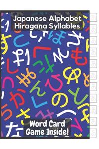 Japanese Alphabet Hiragana Syllables