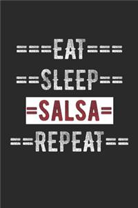 Dancers Journal - Eat Sleep Salsa Repeat