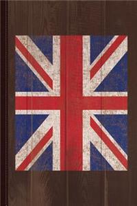 Union Jack Vertical Vintage Journal Notebook