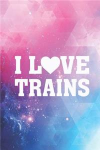 I Heart Love Trains - Locomotive Journal