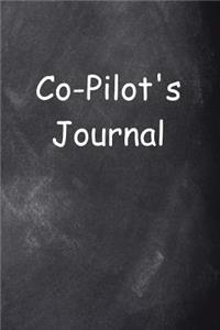 Co-Pilot's Journal Chalkboard Design