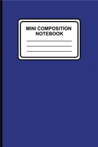 Mini Composition Notebook
