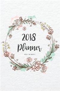 2018 Planner Weekly and Monthly