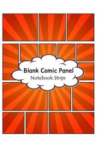 Blank Comic Panel Notebook Strips
