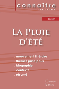 Fiche de lecture La Pluie d'été de Marguerite Duras (Analyse littéraire de référence et résumé complet)