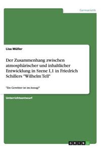 Der Zusammenhang zwischen atmosphärischer und inhaltlicher Entwicklung in Szene I,1 in Friedrich Schillers Wilhelm Tell