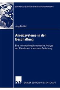 Anreizsysteme in Der Beschaffung