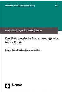 Das Hamburgische Transparenzgesetz in Der PRAXIS