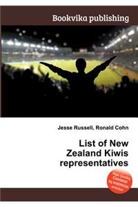 List of New Zealand Kiwis Representatives