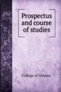 Prospectus and course of studies